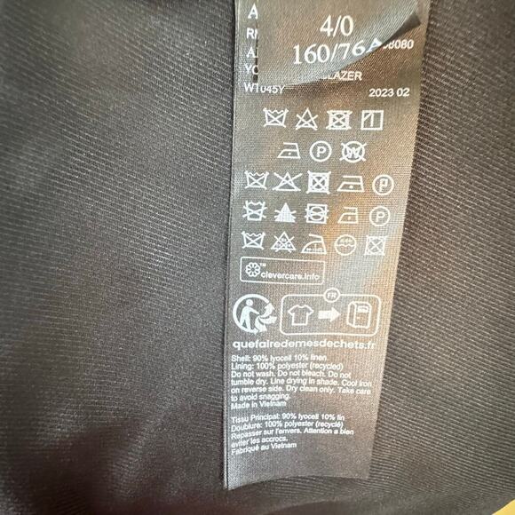 New ALLSAINTS Yolanda Lyn Relaxed Fit Woven Women’s Khaki Blazer Sz UK4 / US0 - Picture 15 of 15